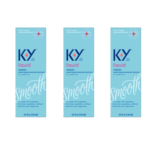 K-Y Liquid Personal Lubricant, Natural Feeling Water Based Lube For Women, Men & Couples - Maple Wellness Supplements