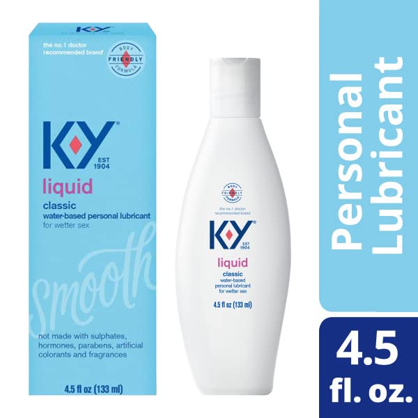 K-Y Liquid Personal Lubricant, Natural Feeling Water Based Lube For Women, Men & Couples - Maple Wellness Supplements