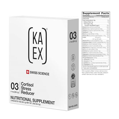 KA EX - Cortisol Stress Reducer for Athletes | Post-Workout Recovery Gamechanger | Clinically Tested and Trusted by Thousands of Pro Athletes | Swiss Science I Vegan (3 Pack) - Maple Wellness Supplements