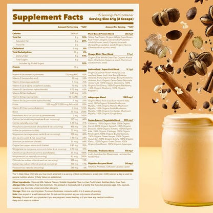Ka’Chava All-In-One Nutrition Shake Blend, Chai, 85+ Superfoods, Nutrients & Plant-Based - Maple Wellness Supplements