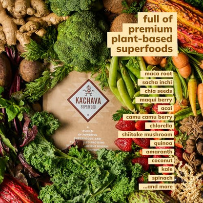 Ka’Chava All-In-One Nutrition Shake Blend, Chai, 85+ Superfoods, Nutrients & Plant-Based - Maple Wellness Supplements