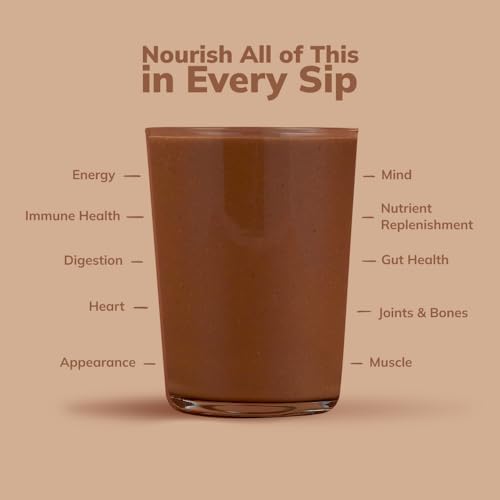 Ka’Chava All-In-One Nutrition Shake Blend, Chocolate, 85+ Superfoods, Nutrients & Plant - Maple Wellness Supplements