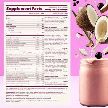 Ka’Chava All-In-One Nutrition Shake Blend, Coconut Acai, 85+ Superfoods, Nutrients - Maple Wellness Supplements