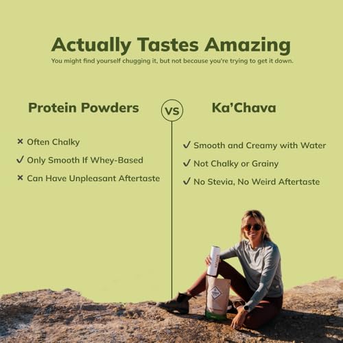 Ka’Chava All-In-One Nutrition Shake Blend, Matcha, 85+ Superfoods, Nutrients & Plant - Maple Wellness Supplements