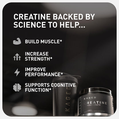 Kaged Creatine Monohydrate Micronized Powder | Unflavored | Muscle Building & Recovery | 5000 mg Per Serving | Vegan, Gluten Free, Easily Digestible - Maple Wellness Supplements