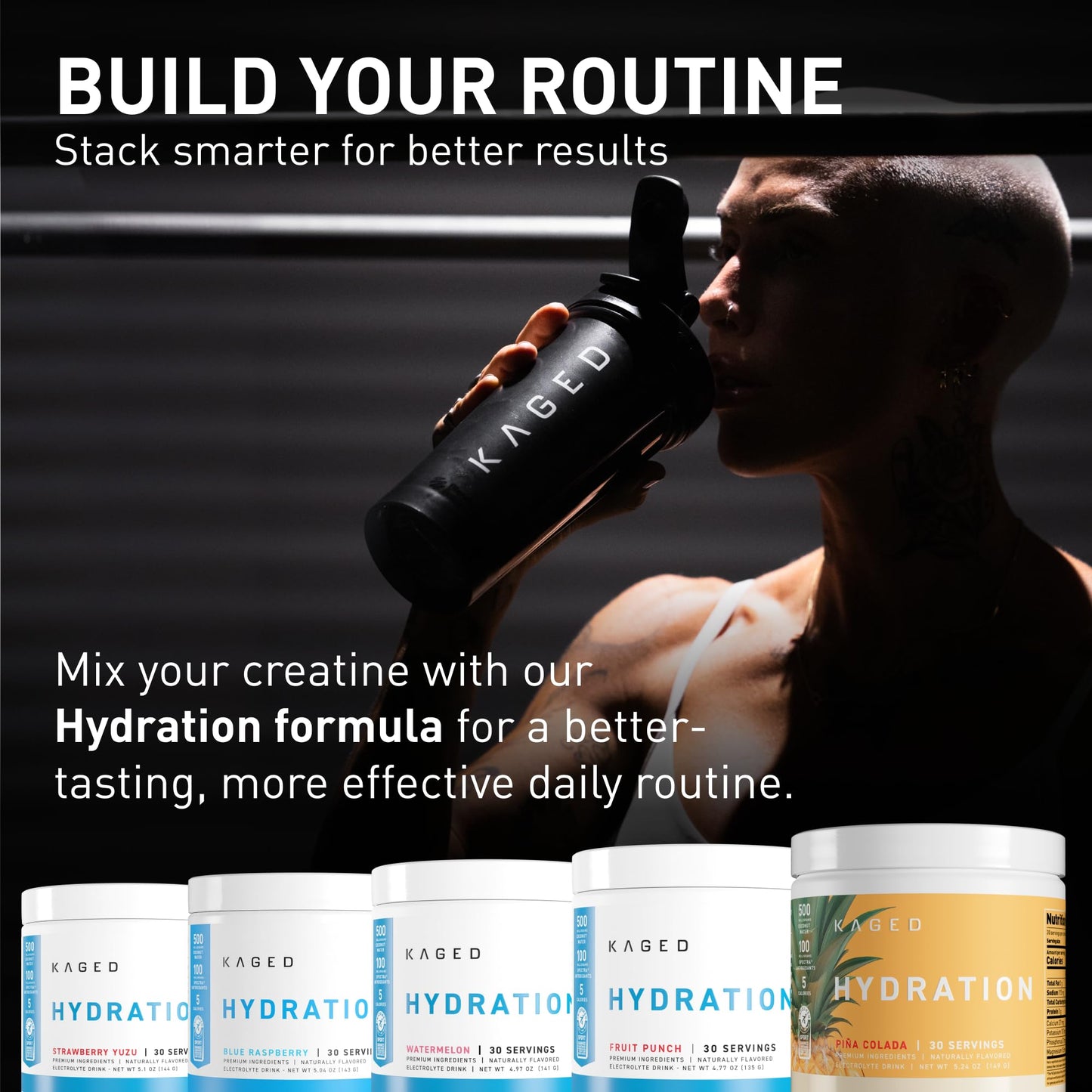 Kaged Creatine Monohydrate Micronized Powder | Unflavored | Muscle Building & Recovery | 5000 mg Per Serving | Vegan, Gluten Free, Easily Digestible - Maple Wellness Supplements