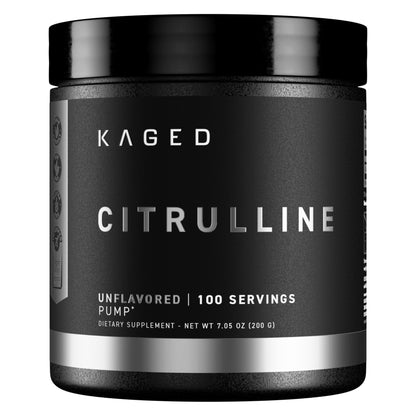 Kaged L-Citrulline Powder | Unflavored | Enhanced Pumps | Improve Muscle Vascularity | Nitric Oxide Booster | Supplements for Men & Women | 100 Servings - Maple Wellness Supplements