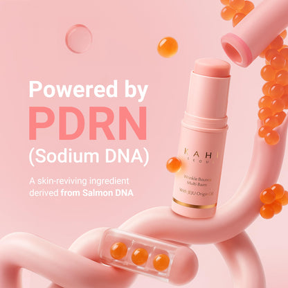 KAHI Wrinkle Bounce Multi Balm Stick | PDRN Collagen Wrinkle Stick | Korean Skin Care |All-in-One Hydrating Lip Balm Eye Cream Neck Cream Make Up Base & Face Mist Moisture Balm - Maple Wellness Supplements
