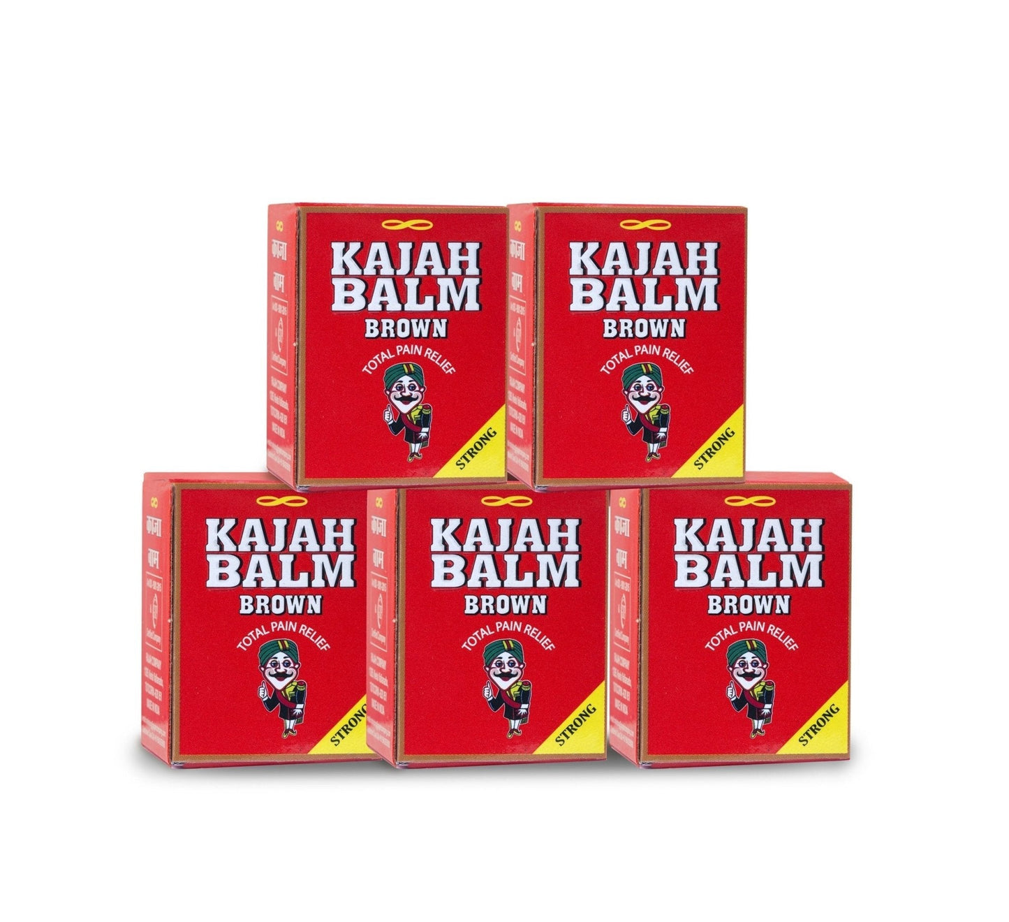 Kajah Brown Balm 10Gms (Pack of 5) - Maple Wellness Supplements