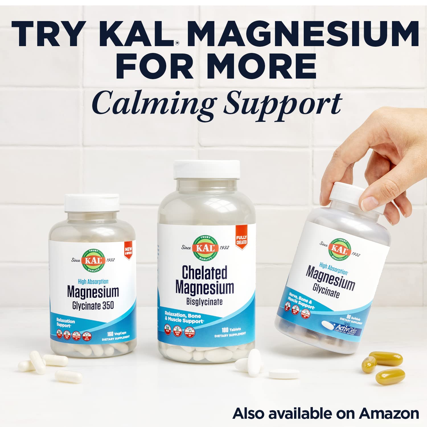 KAL Lithium Orotate 5mg, Low Dose Lithium Supplement for General Wellness Mood Support, Highly Bioavailable, Vegan, 60-Day Guarantee, - Maple Wellness Supplements