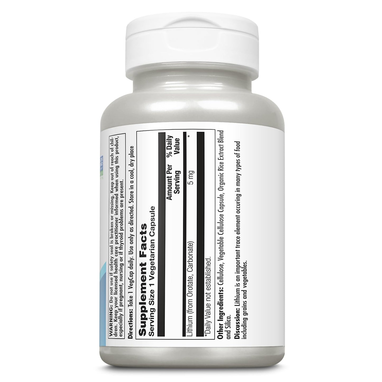 KAL Lithium Orotate 5mg, Low Dose Lithium Supplement for General Wellness Mood Support, Highly Bioavailable, Vegan, 60-Day Guarantee, - Maple Wellness Supplements