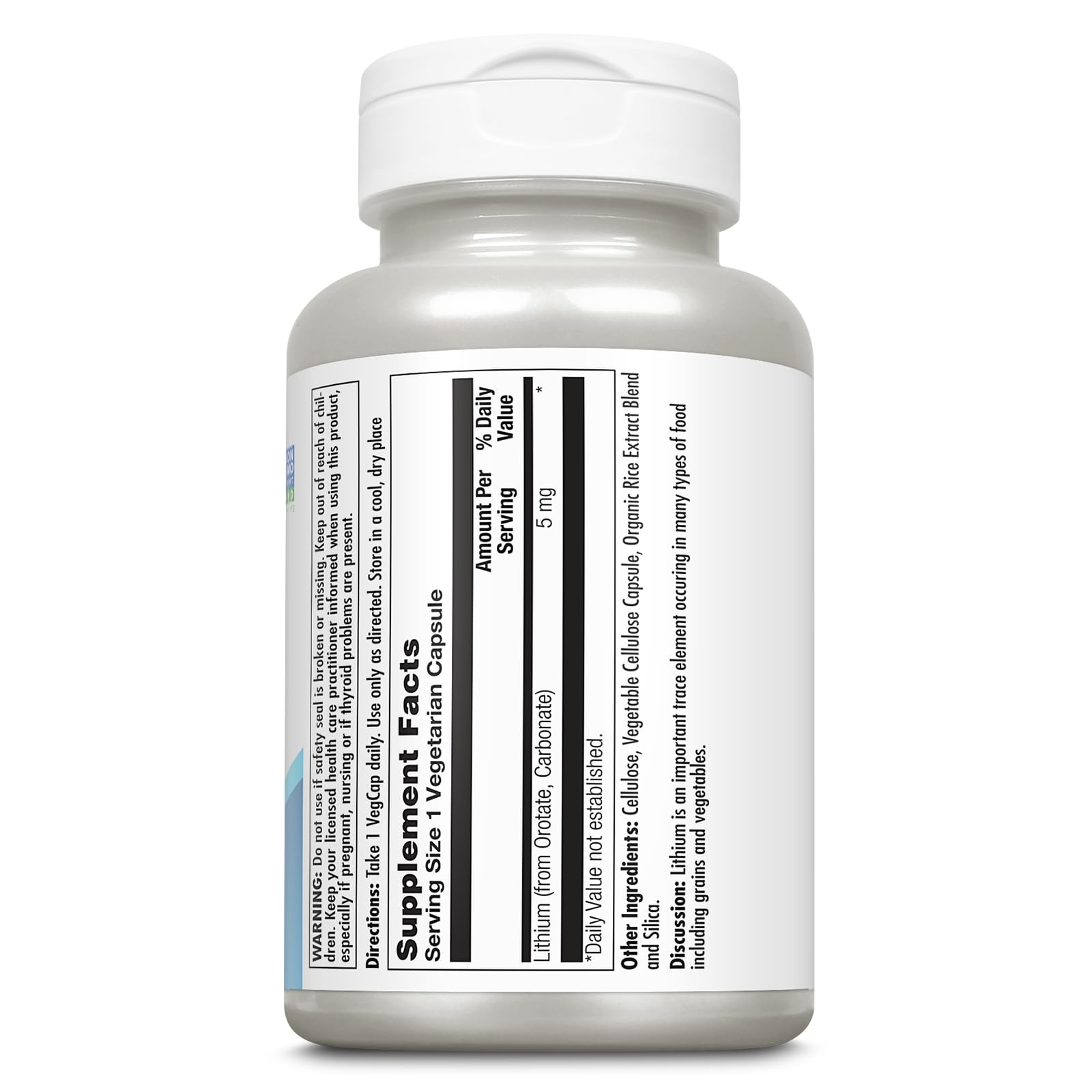 KAL Lithium Orotate 5mg, Low Dose Lithium Supplement for General Wellness Mood Support, Highly Bioavailable, Vegan, 60-Day Guarantee, - Maple Wellness Supplements