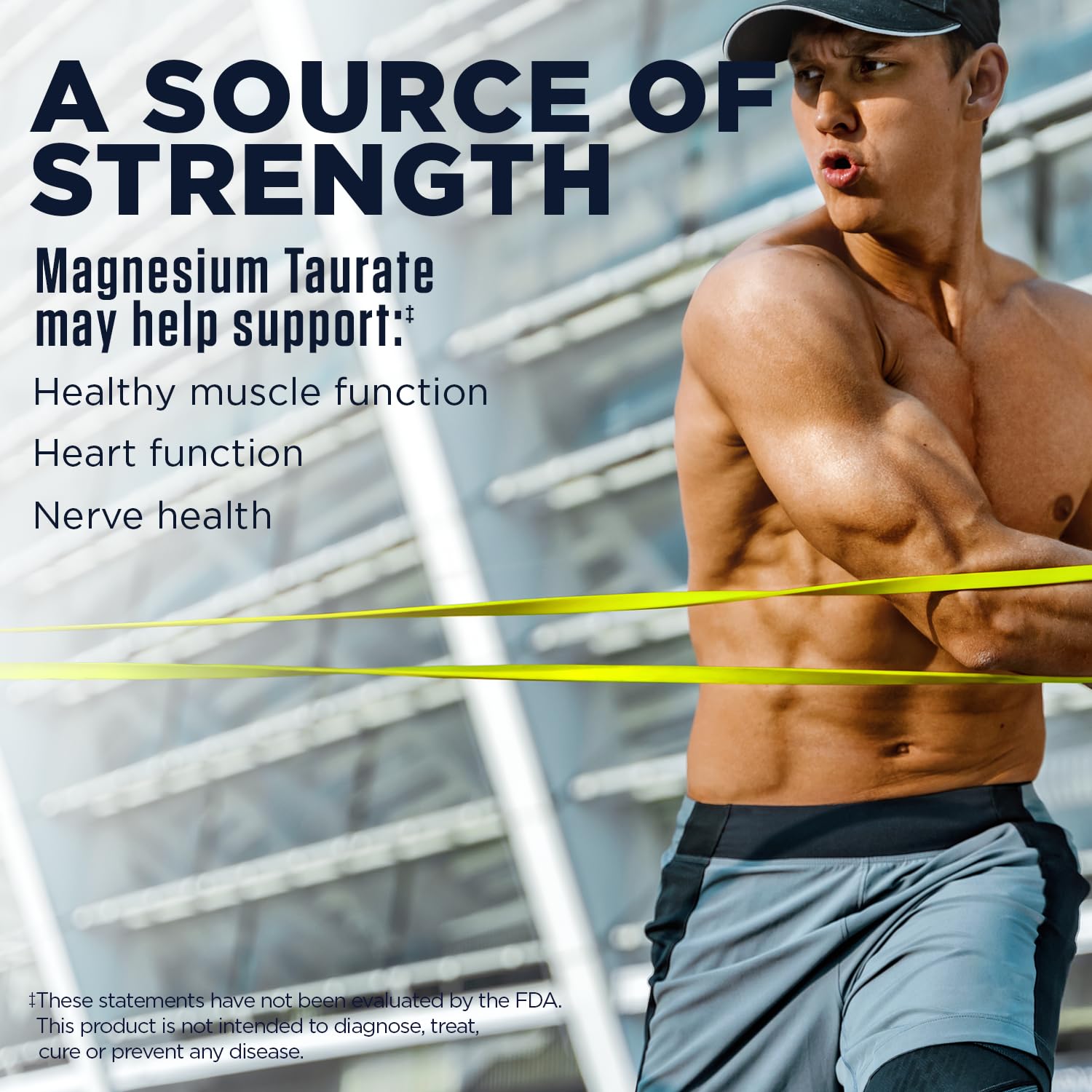 KAL Magnesium Taurate 400mg Plus Vitamin B6, Chelated Magnesium Supplement, High Absorption Magnesium Complex, Muscle and Heart Health Support, Vegan, Gluten Free, - Maple Wellness Supplements