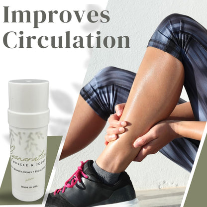 KANU Regeneration Muscle and Joint Soothing Balm Proprietary Blend of Magnesium, Manuka Honey, Eucalyptus & Menthol - Maximum Strength Formula for Aches- All Natural Ingredients-Made in The USA - Maple Wellness Supplements