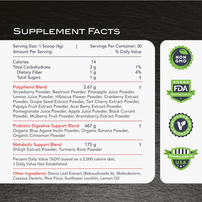 KaraMD Pure Nature Greens Whole Food Supplement & Revive Reds Polyphenol Energy Booster | Antioxidants, Shilajit & Enzymes | Vegan Friendly, Gluten Free, Non-GMO (30 Servings) - Maple Wellness Supplements