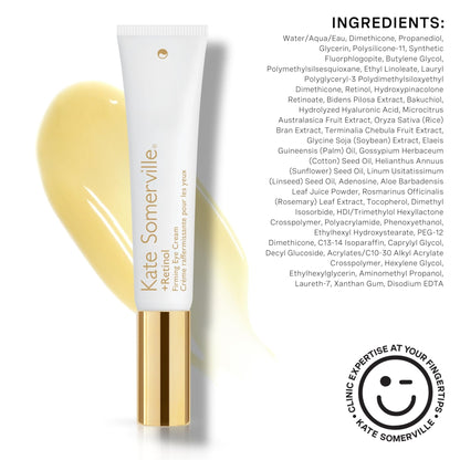 Kate Somerville Retinol Firming Eye Cream – Clinic-Grade Anti-Aging Treatment Proven to Firm, Brighten and Smooth Lines & Wrinkles, 0.5 Fl Oz - Maple Wellness Supplements