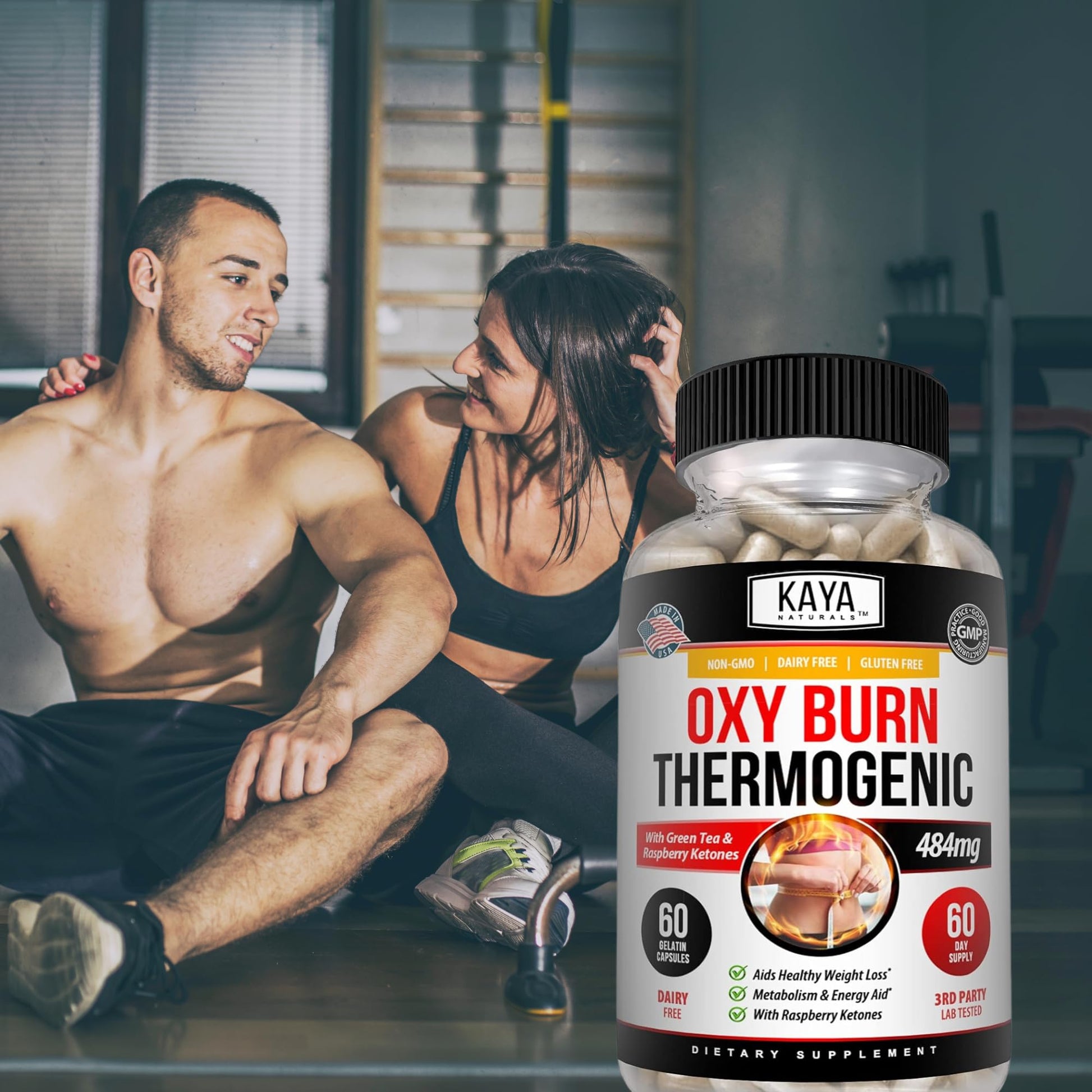 Kaya Naturals Oxy Burn - Weight Loss Pills for Women & Men - Appetite Suppressant - Maple Wellness Supplements