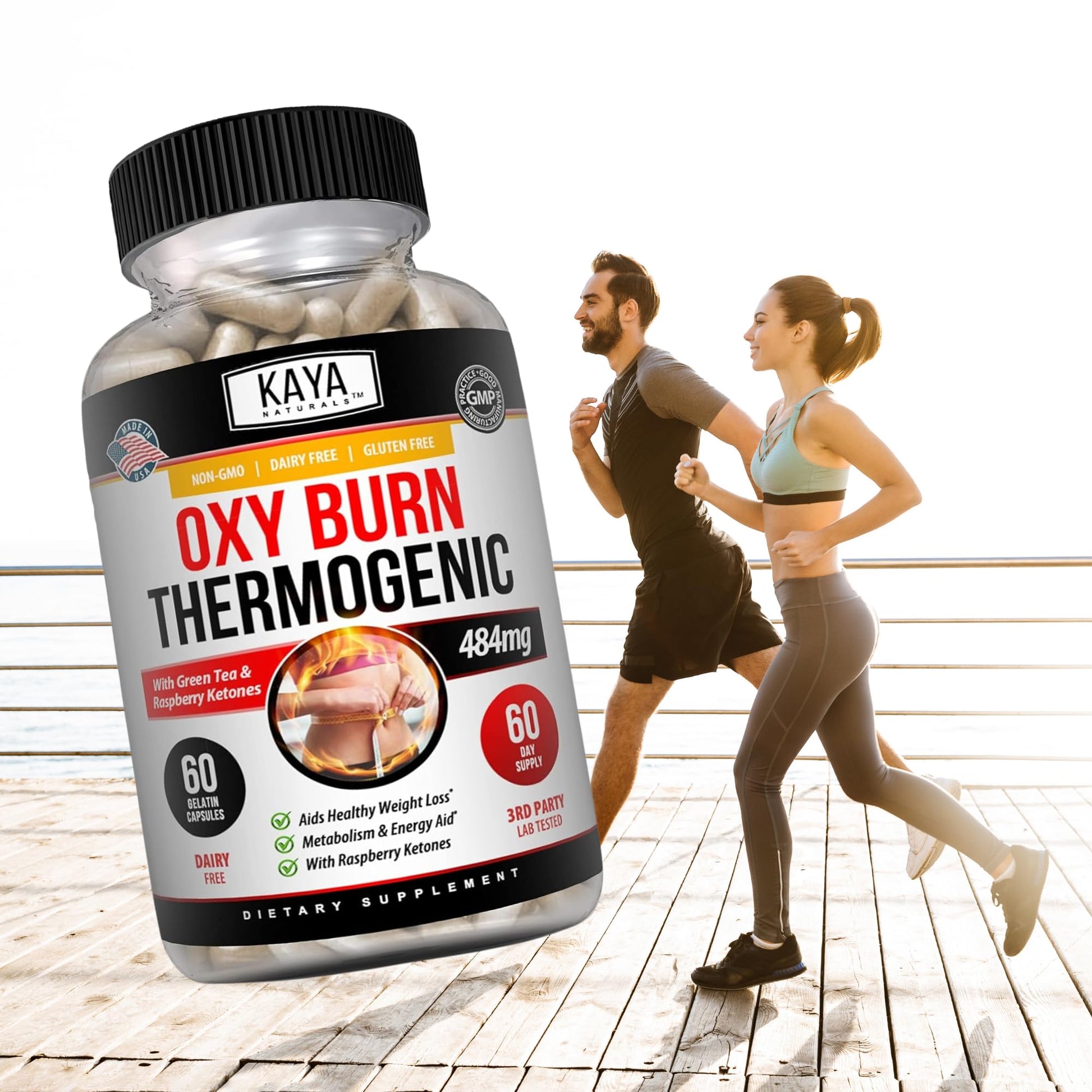 Kaya Naturals Oxy Burn - Weight Loss Pills for Women & Men - Appetite Suppressant - Maple Wellness Supplements