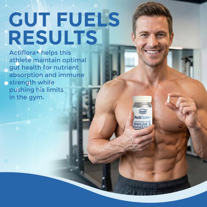 Kendy Actiflora Probiotic + Prebiotic & Synbiotic Capsules – Advanced Formula w/L. bulgaricus for Digestive Health & Gut Balance – 45-Billion CFU Daily Supplement - Maple Wellness Supplements