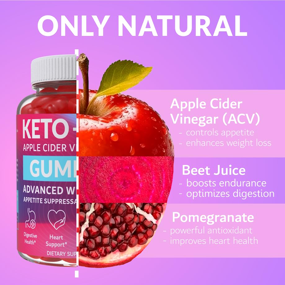 Keto ACV Gummies Advanced Weight Loss - Made in USA Tasty ACV Keto Gummies - Maple Wellness Supplements