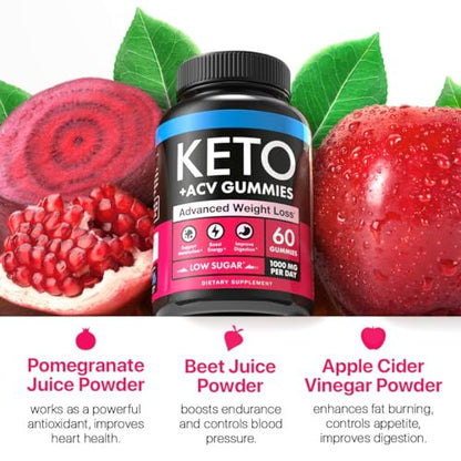 Ketо Apple Cider Vinegar Gummies 1000mg - Well-Digested ACV Keto Gummies for Wеight - Maple Wellness Supplements