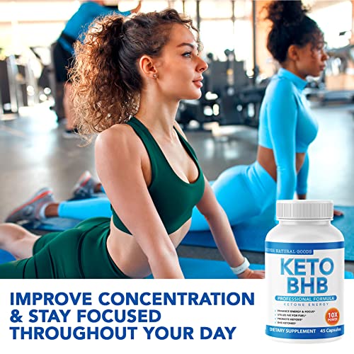 Keto BHB with Apple Cider Vinegar - Reach Ketosis Faster, Boost Energy, Suppress Craving - Maple Wellness Supplements