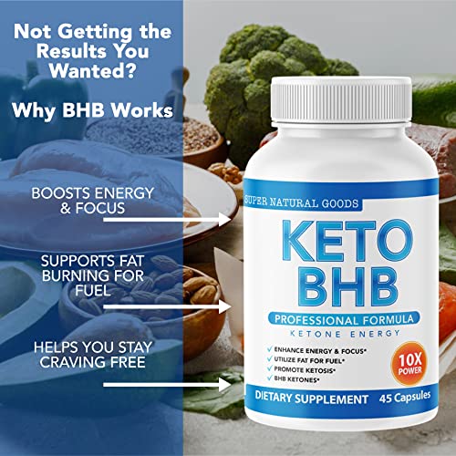 Keto BHB with Apple Cider Vinegar - Reach Ketosis Faster, Boost Energy, Suppress Craving - Maple Wellness Supplements