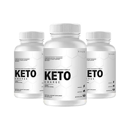Keto Charge - Keto Charge Advanced Weight Management Formula (3 Pack, 180 Capsules) - Maple Wellness Supplements
