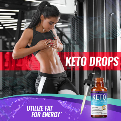 Keto Diet Drops Weight Loss Ketogenic Supplement - Premium Fat Burner Formula - Maple Wellness Supplements