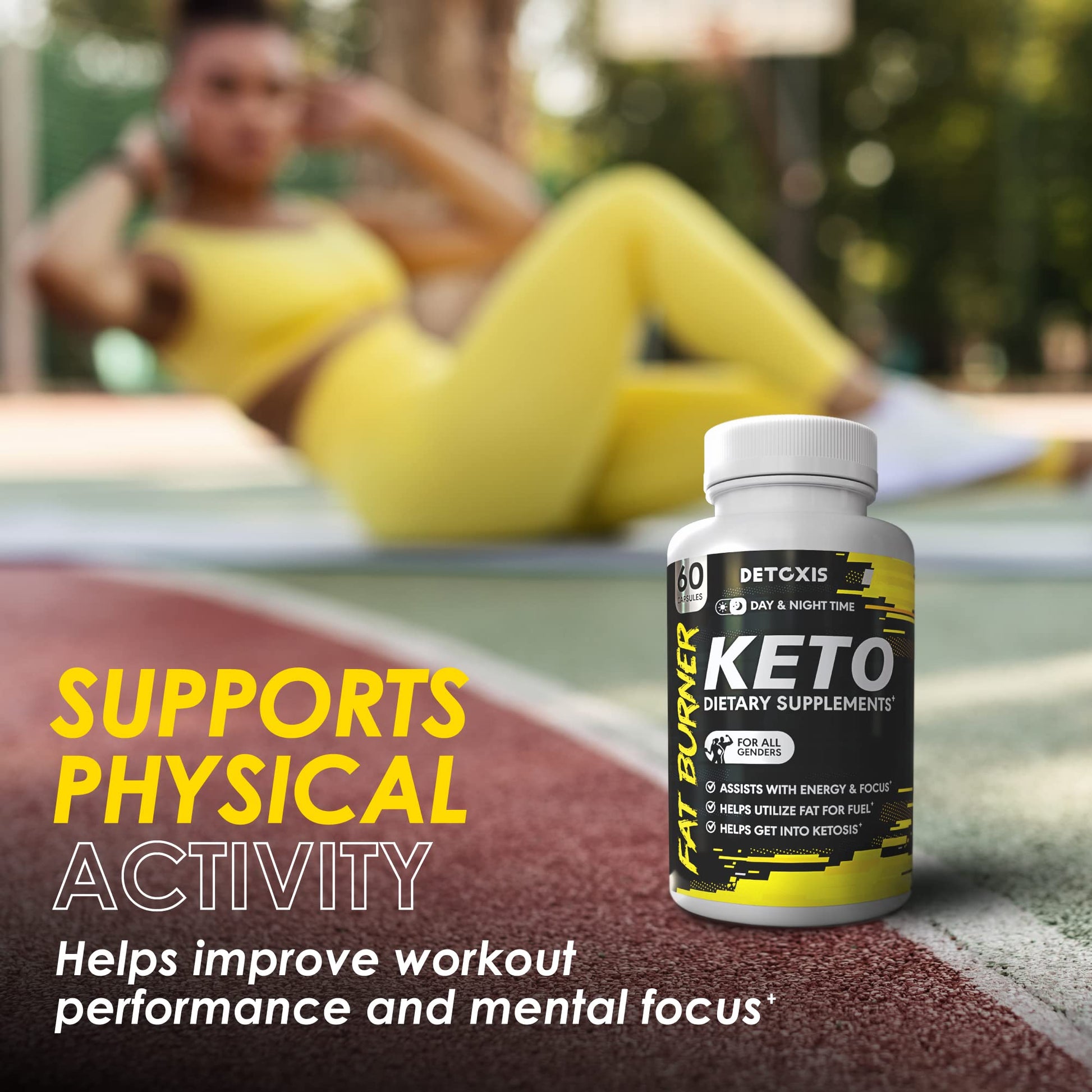 Keto Pills - 60 Ketogenic Diet Support Capsules - Keto Weight Management - Increase - Maple Wellness Supplements