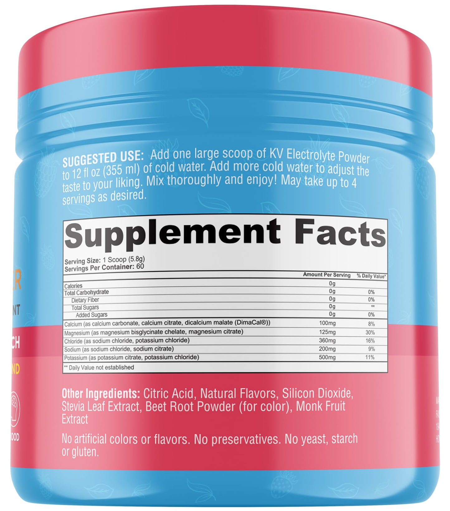 Keto Vitals Keto Electrolytes Powder | Keto-Friendly Electrolytes with Potassium, Magnesium, Sodium, Calcium | Electrolytes Sugar Free | Supplement Energy Drink Mix - Maple Wellness Supplements