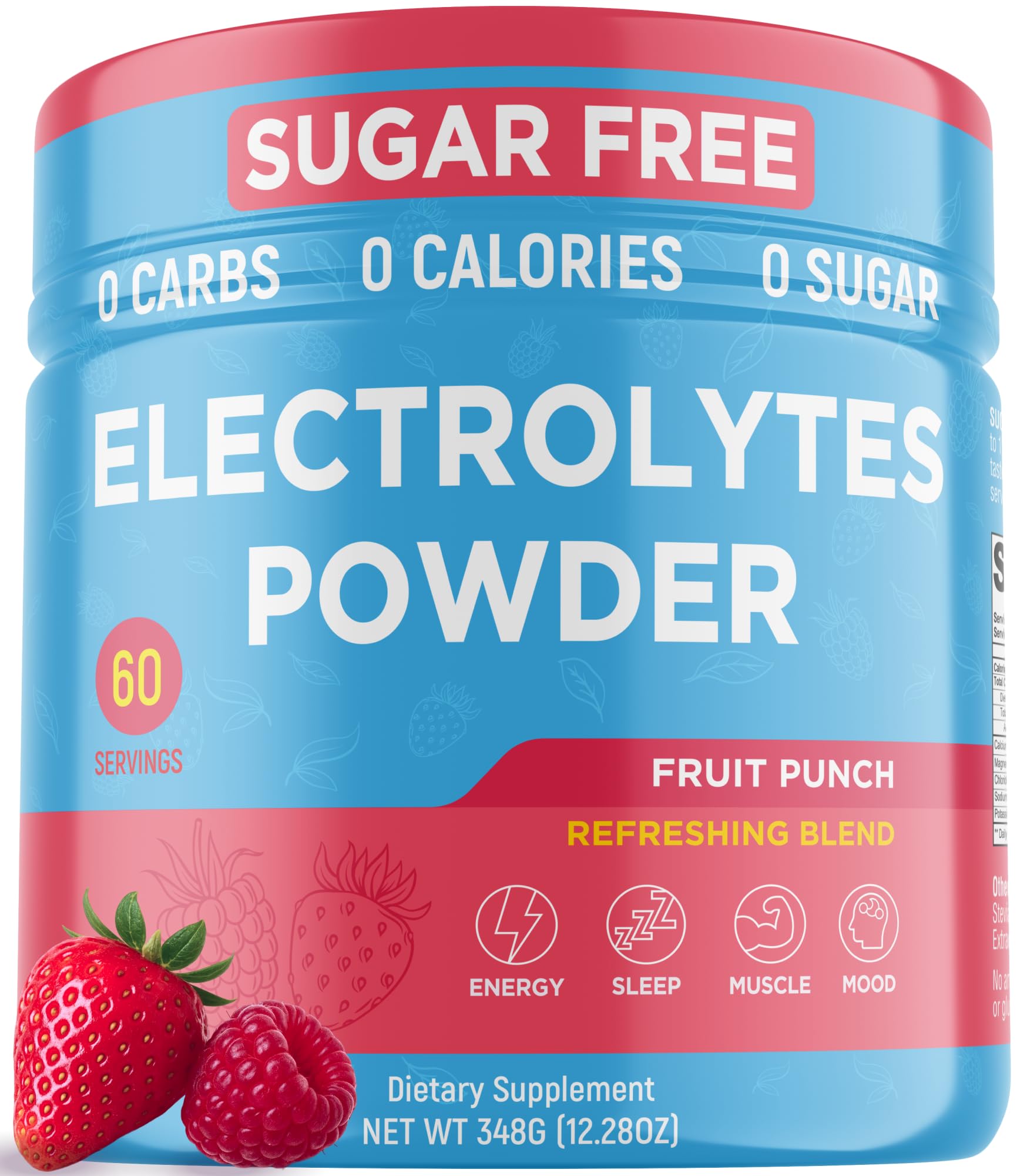 Keto Vitals Keto Electrolytes Powder | Keto-Friendly Electrolytes with Potassium, Magnesium, Sodium, Calcium | Electrolytes Sugar Free | Supplement Energy Drink Mix - Maple Wellness Supplements
