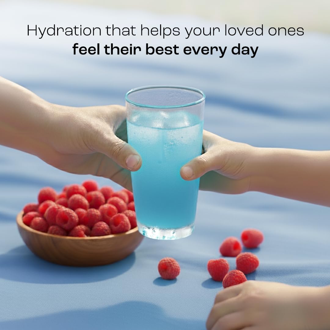 KEY NUTRIENTS Multivitamin Electrolytes Powder No Sugar - Sweet Blue Raspberry Electrolyte Powder - Endurance & Energy Supplement - Hydration Powder - Maple Wellness Supplements