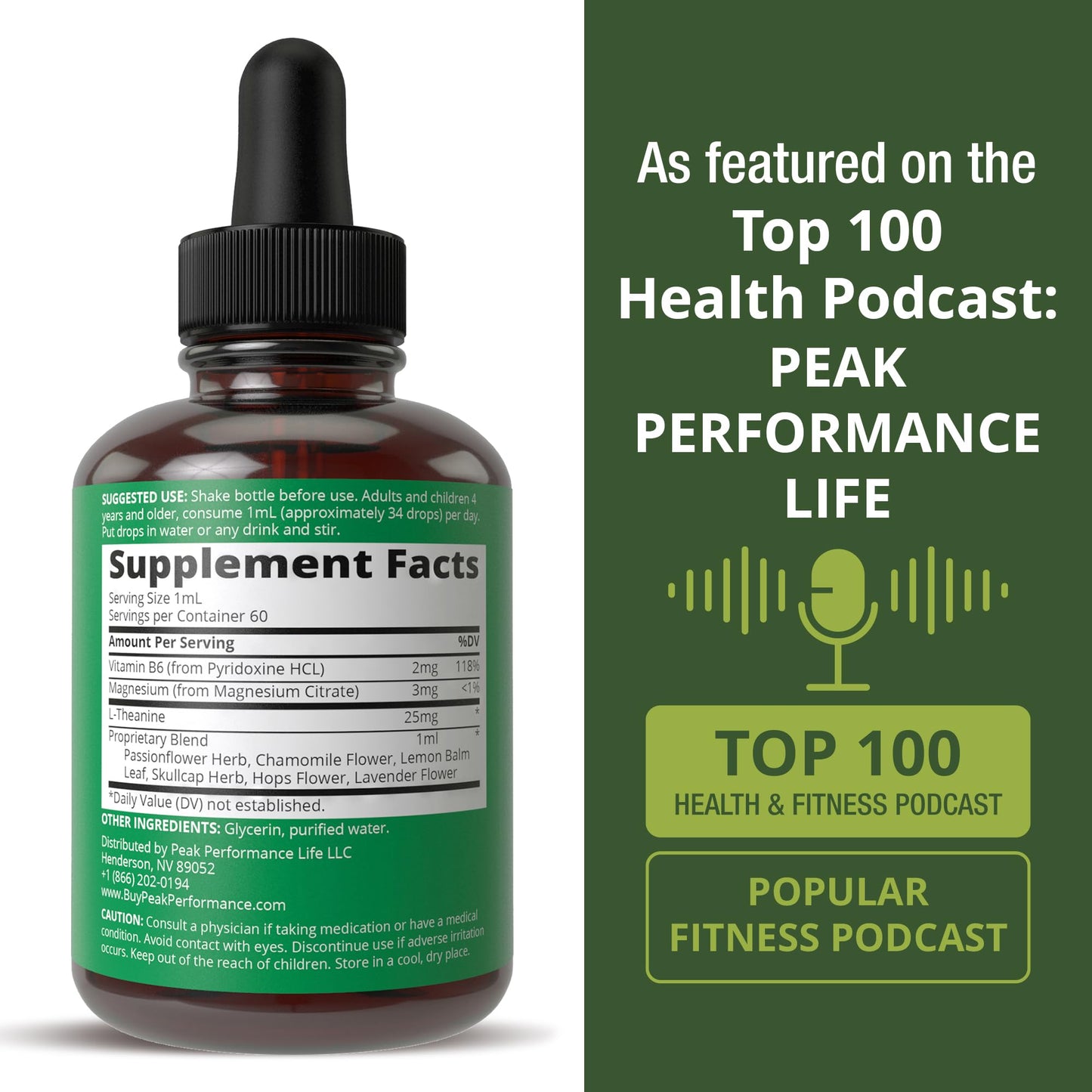 Kids Calm Liquid Drops. Aid for Relaxation, Calming, Optimal Sleep With Chamomile, Magnesium. No Bitter Taste. Kids Won't Know They're Taking It. Sugar Free 9-in-1 Vegan Supplement. Non-Habit Forming - Maple Wellness Supplements