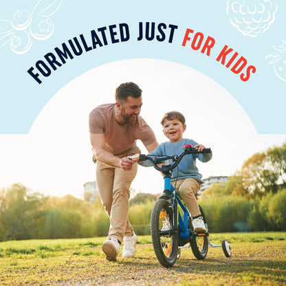 Kids Probiotic Gummies | 2 Billion Probiotics + 100mg Prebiotic Fiber for Immune & Digestion Support | Low Sugar Per Serving | For Children Ages 2+ | Gluten-Free, - Maple Wellness Supplements