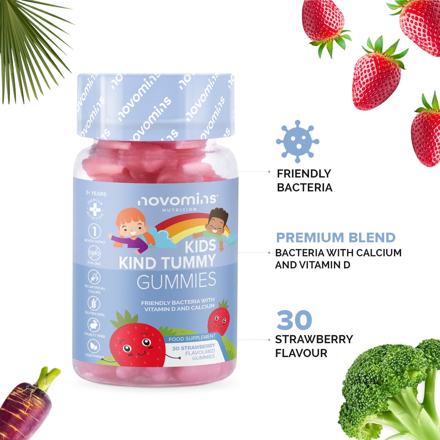 Kids Probiotic Gummies – Probiotics for Children – Kids Kind Tummy Gummies - Maple Wellness Supplements