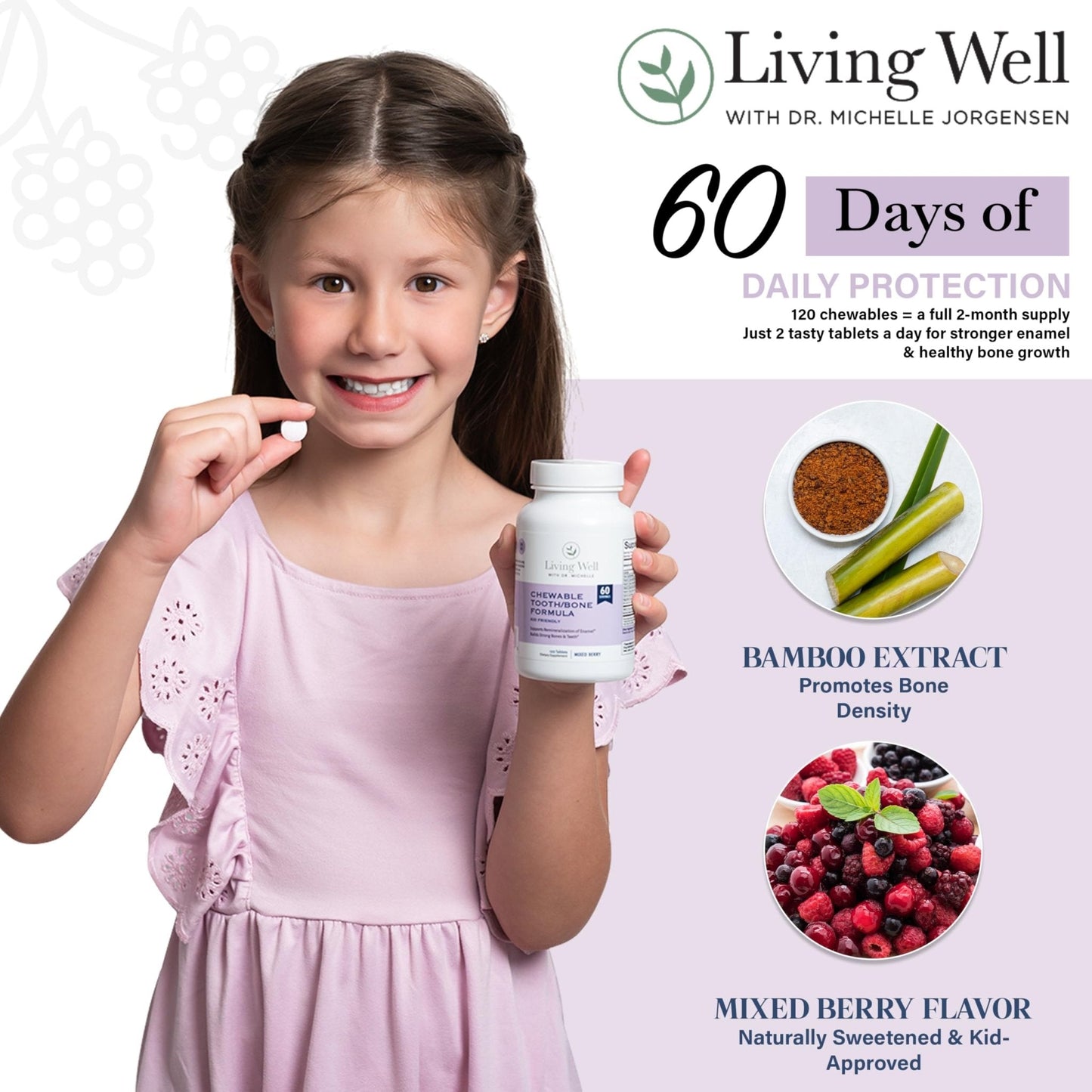 Kids Tooth & Bone Support Bundle | Chewable Calcium + D3 K2 & Liquid Vitamin D Supplement | Dentist-Developed | Strong Teeth, Enamel & Bone Health for Kids | Fluoride-Free, Non-GMO, Gluten-Free - Maple Wellness Supplements