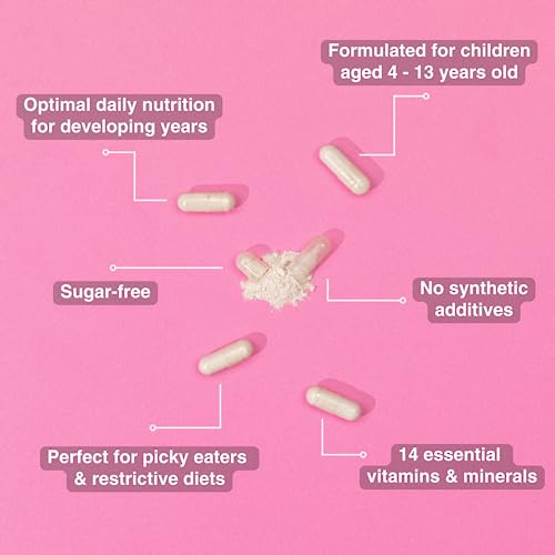 Kids Vitamins - Multivitamin for Kids with Calcium, Zinc, Iron, Vitamin C, B12, D3 and More - Maple Wellness Supplements