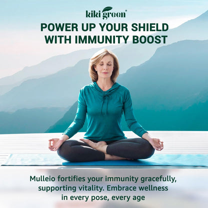 KIKI Green MULLEIO Lung Health Capsules: Herbal Supplement for Lung Cleanse, Better - Maple Wellness Supplements