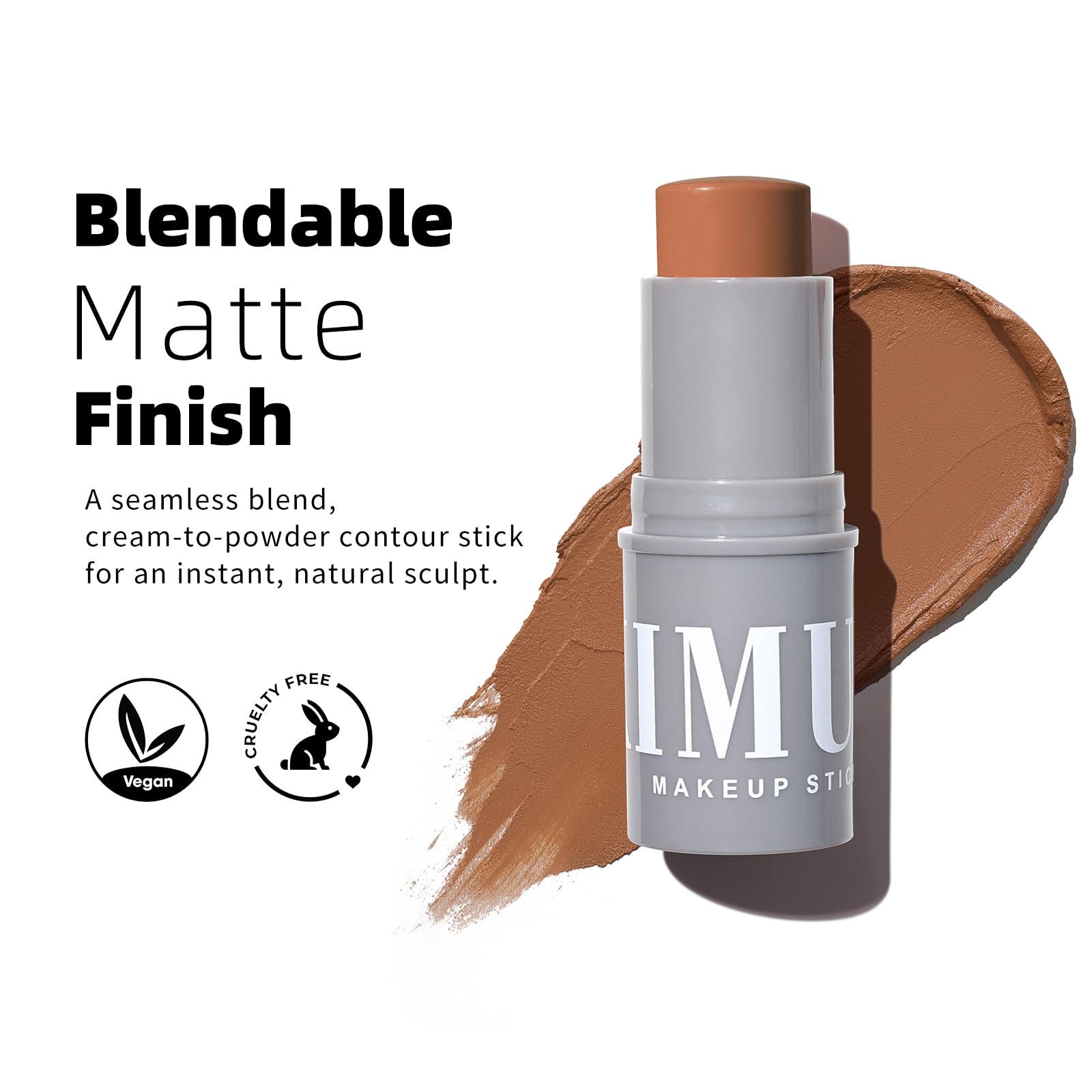 KIMUSE Cream Contour Stick Duo, Cream Blush Stick, Bronzer Shaping Stick, Creamy, Highly Pigmented, Long Lasting, Vegan Face Make Up Sticks - Maple Wellness Supplements