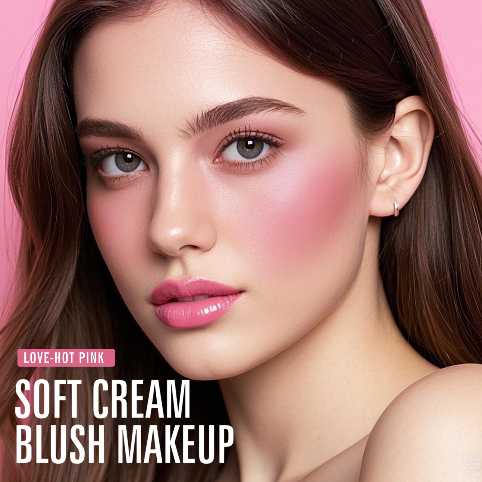 KIMUSE Liquid Blush, Long-Wearing Pigmented Soft Cream Face Blush, Waterproof, Smudge Proof, Dewy Finish - Maple Wellness Supplements