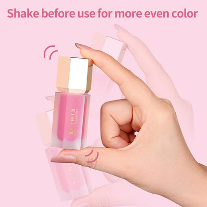 KIMUSE Liquid Blush, Long-Wearing Pigmented Soft Cream Face Blush, Waterproof, Smudge Proof, Dewy Finish - Maple Wellness Supplements