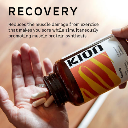 Kion Aminos Essential Amino Acids Capsules | The Building Blocks for Muscle Recovery, Reduced Cravings, Better Cognition, Immunity, and More | 30 Servings - Maple Wellness Supplements