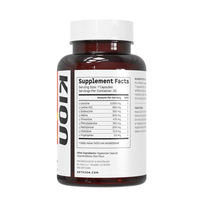 Kion Aminos Essential Amino Acids Capsules | The Building Blocks for Muscle Recovery, Reduced Cravings, Better Cognition, Immunity, and More | 30 Servings - Maple Wellness Supplements