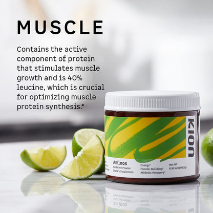 Kion Aminos Essential Amino Acids Powder - Amino Acid Nutritional Supplements, Aminos Powder, Essential Amino Energy No Caffeine, EAAs Amino Acids Powder - Maple Wellness Supplements