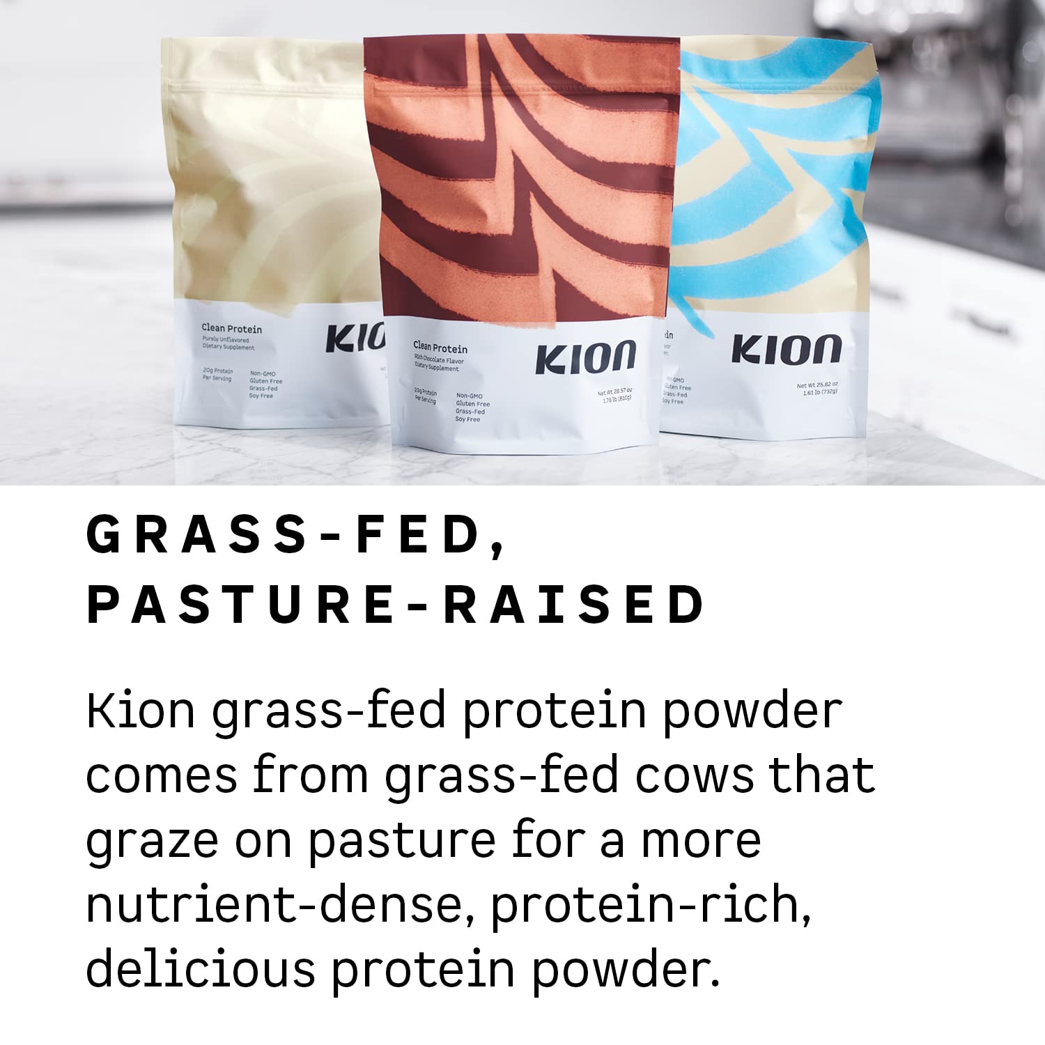 Kion Clean Protein | Grass-Fed & Pasture-Raised Whey Isolate Protein Powder - Maple Wellness Supplements
