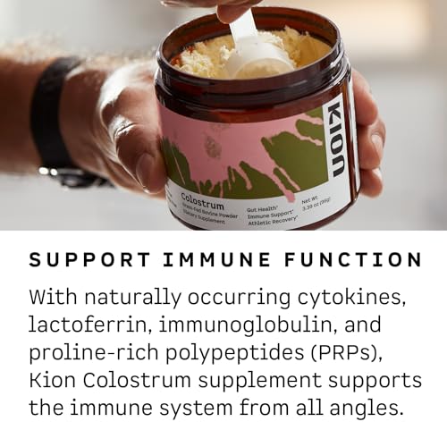 Kion Colostrum | Grass-Fed Bovine | Gut Health and Immune Support | 30 Servings - Maple Wellness Supplements