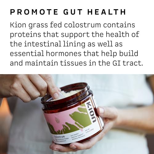 Kion Colostrum | Grass-Fed Bovine | Gut Health and Immune Support | 30 Servings - Maple Wellness Supplements