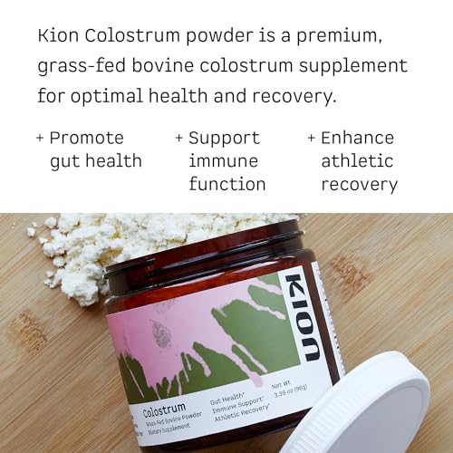 Kion Colostrum | Grass-Fed Bovine | Gut Health and Immune Support | 30 Servings - Maple Wellness Supplements