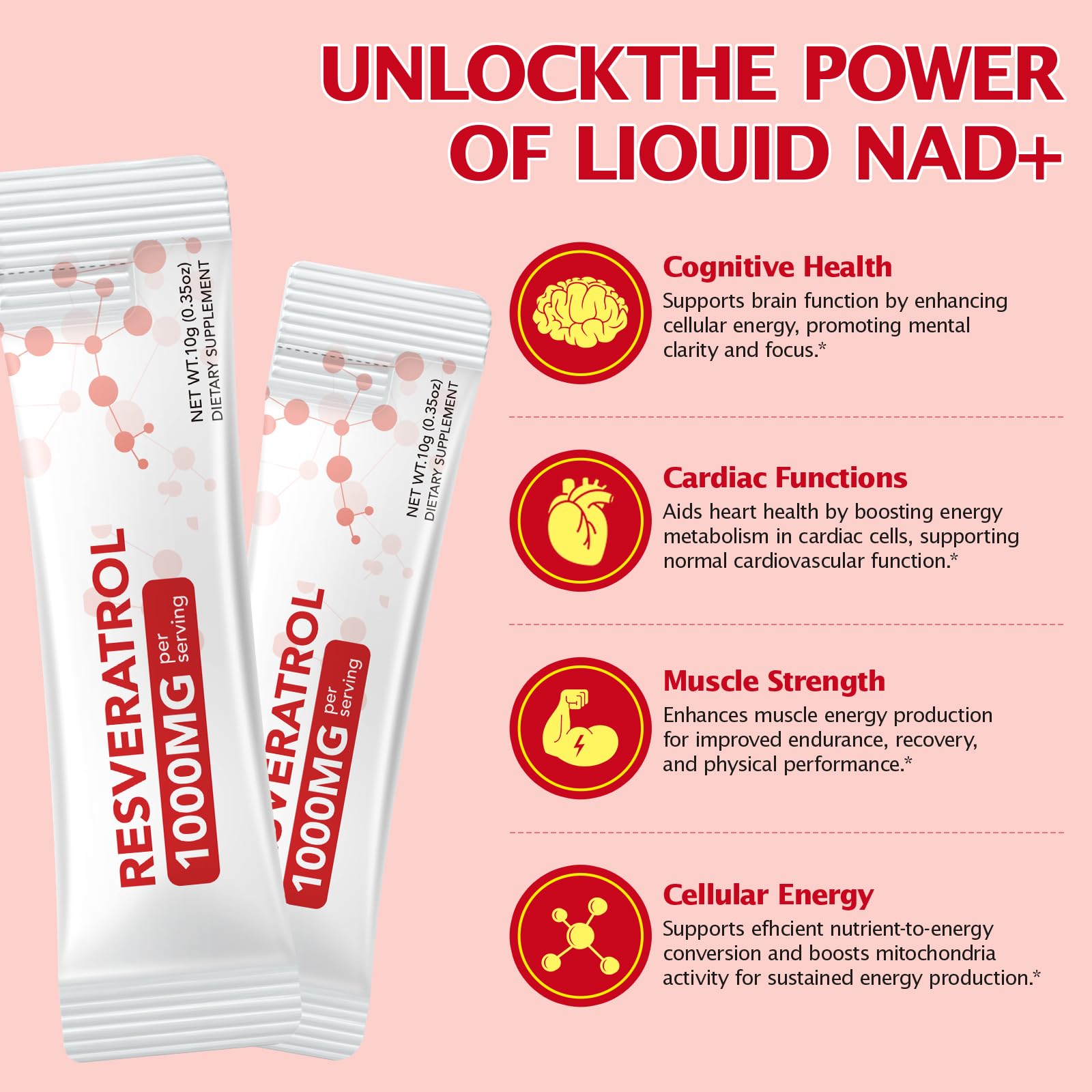 KITNOBLIS NAD+ Supplement for Women 1000mg - High Potency Cellular Energy Booster with PQQ, Resveratrol - Health, Anti-Aging Support （21pcs） - Maple Wellness Supplements